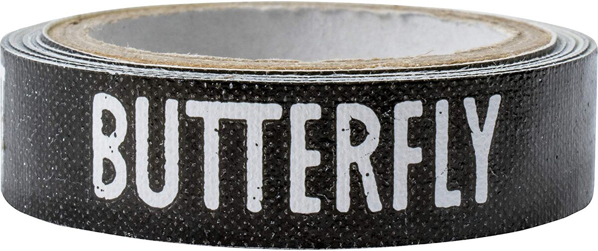 Side Tape Butterfly Black/Magenta 9mm: Close-up of Butterfly Text